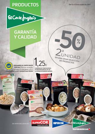 Productos -50% segunda unidad en Hipercor Productos -50% segunda unidad en Hipercor