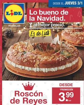 Roscón de Reyes en Lidl