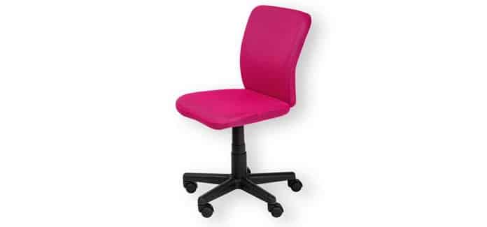 silla escritorio rosa lidl