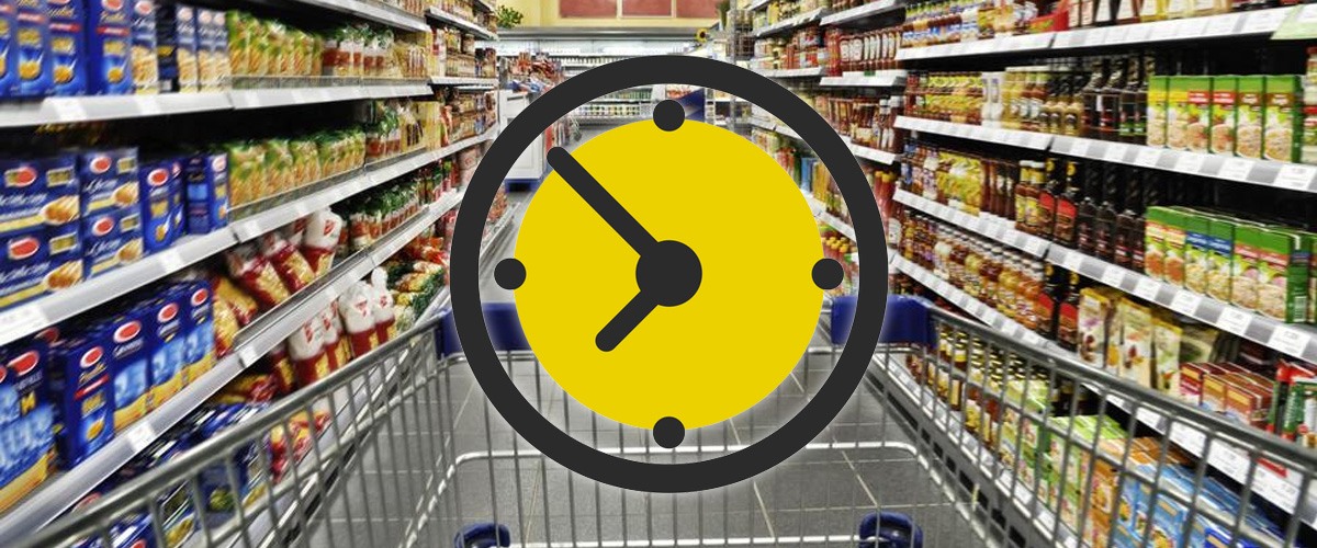 Cambios de  horarios en los supermercados