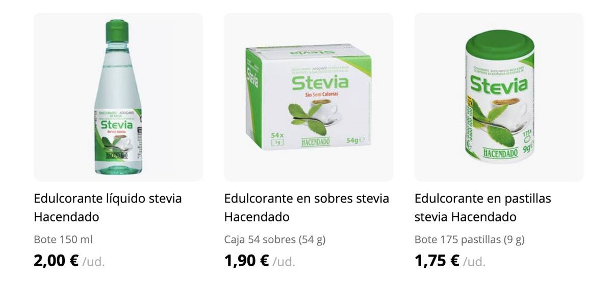 Compra STEVIA Mercadona ¡DULCE y SALUDABLE!