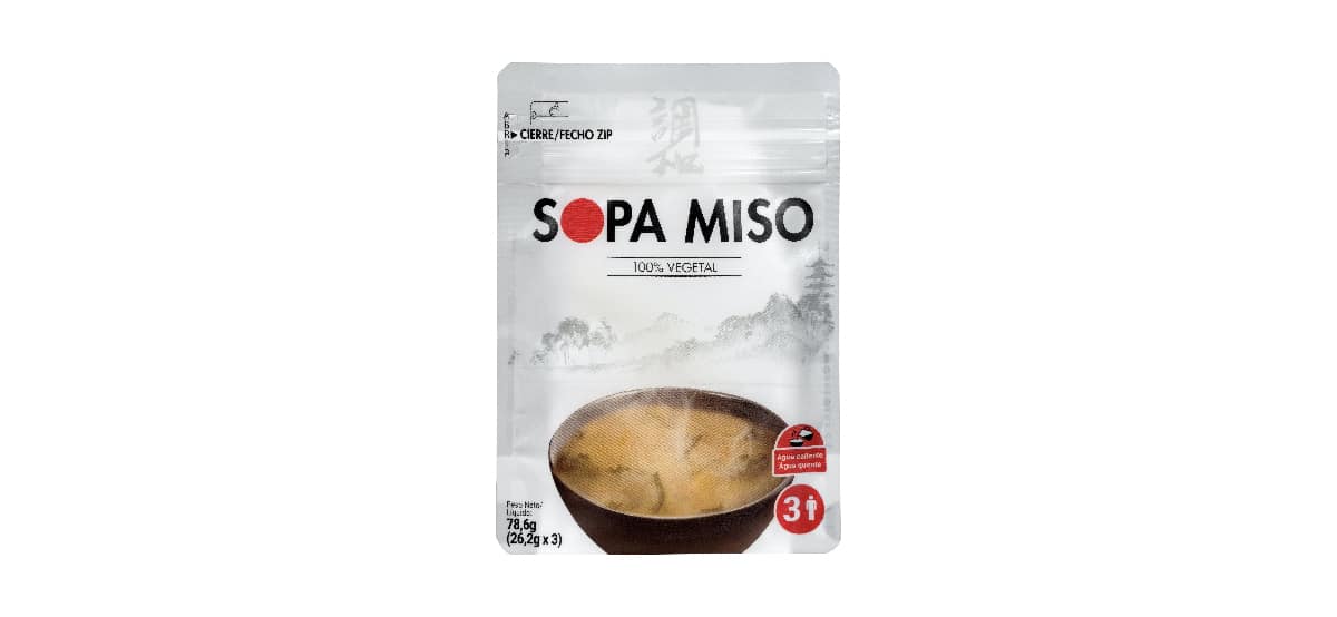 Sopa de miso en Mercadona