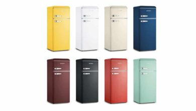 frigorifico combinado retro severin de 2 puertas en Lidl