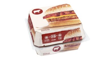Hamburguesa lista para comer en Mercadona hamburguesa de ternera bacon y queso mercadona hacendado