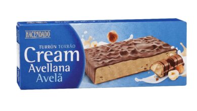 Turrón de chocolate cream avellana en Mercadona turron de chocolate cream avellana hacendado mercadona