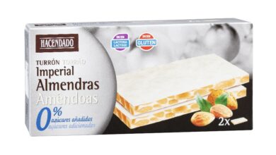 turron imperial hacendado mercadona almendras 0 azucares anadidos