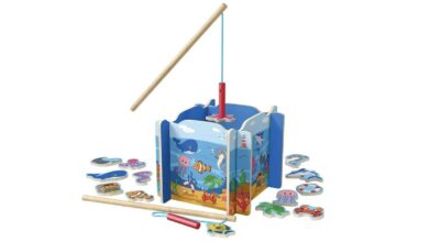 juego de pesca de madera en Lidl