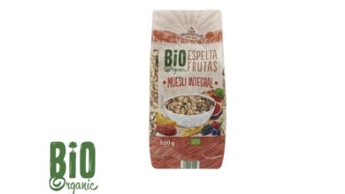 muesli integral con frutas en lidl