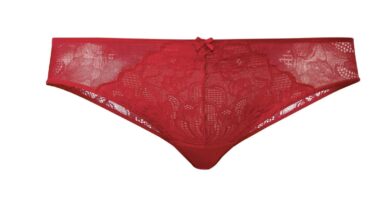 Braguitas con encaje rojo pack de 2 en Lidl braguitas rojas con encaje en lidl pack de 2