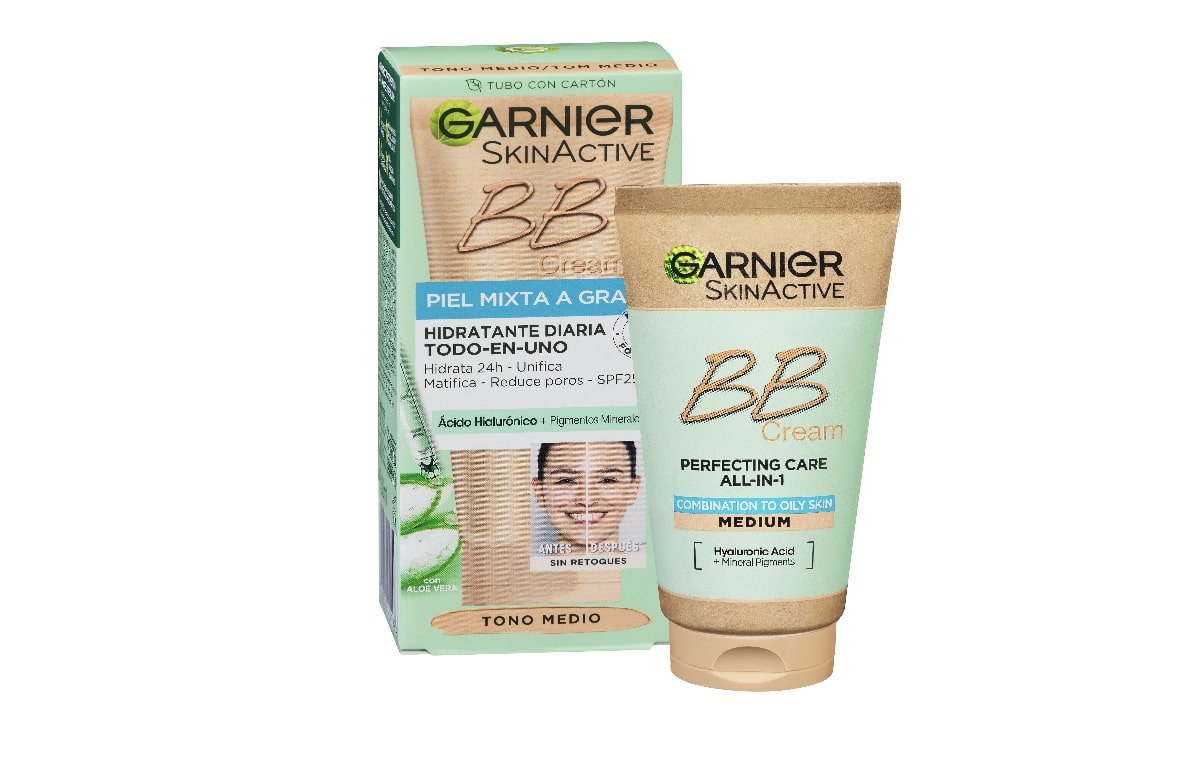Hidratante facial BB Cream Skin Active Garnier de Mercadona