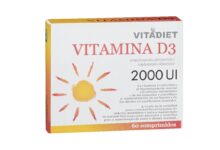 comprimidos vitamina d3 vitadiet 2000ui