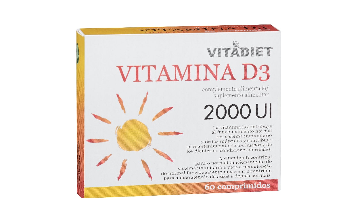 comprimidos vitamina d3 vitadiet 2000ui
