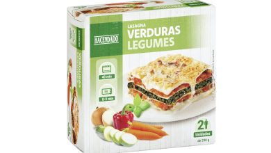 lasana de verduras ultracongelada hacendado en mercadona