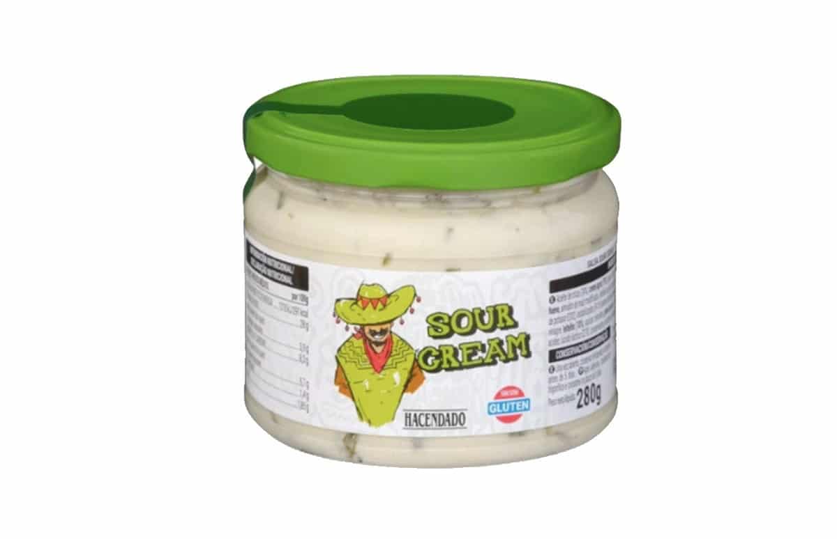 Salsa sour cream Hacendado en Mercadona