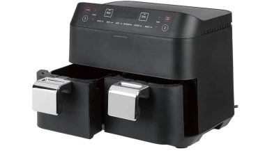 Freidora de aire caliente con doble compartimento en Lidl freidora de aire caliente gourmetmaxx doble camara 2400w en lidl