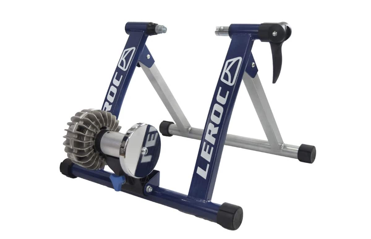 Rodillo hidráulico para bicicleta de entrenamiento estático marca Leroc enLidl