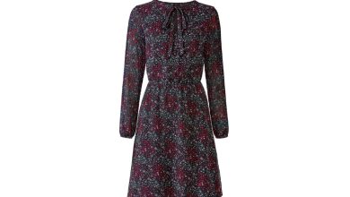 Vestido largo de chifón estampado para mujer en Lidl vestido largo chifon estampado esmara en lidl