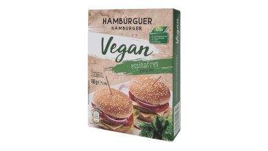 hamburguesa vegana de espinacas el aldi