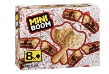 helado mini boom cobertura blanda avellana y galleta hacendado