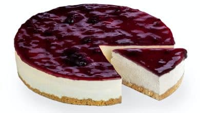 Mousse de queso congelado con arándanos sin gluten en Mercadona Mousse de queso MERCADONA