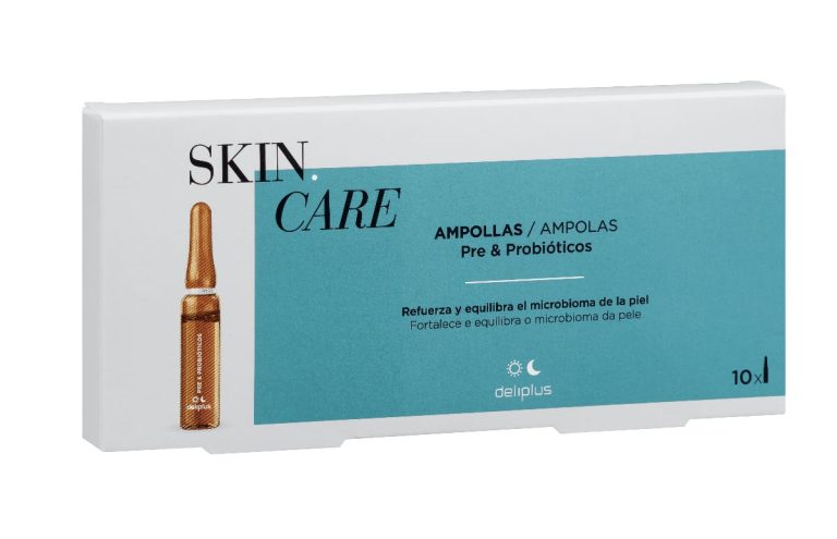 Ampollas faciales con Pre & Probióticos Skin Care de la marca Deliplus