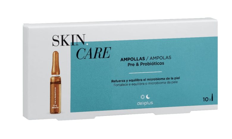 Ampollas faciales con Pre Probioticos Skin Care de la marca Deliplus en Mercadona