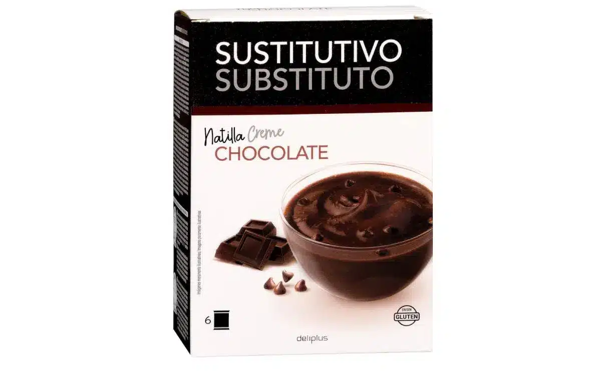 Natilla sustitutivo sabor chocolate Deliplus