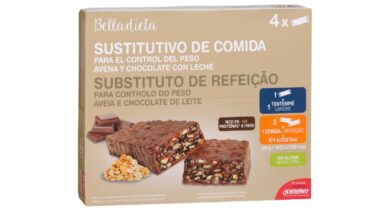 Barritas sustitutivas de comida Belladieta sabor avena y chocolate Barritas Sustitutivo de comida Belladieta sabor avena y chocolate con leche Enervit PP