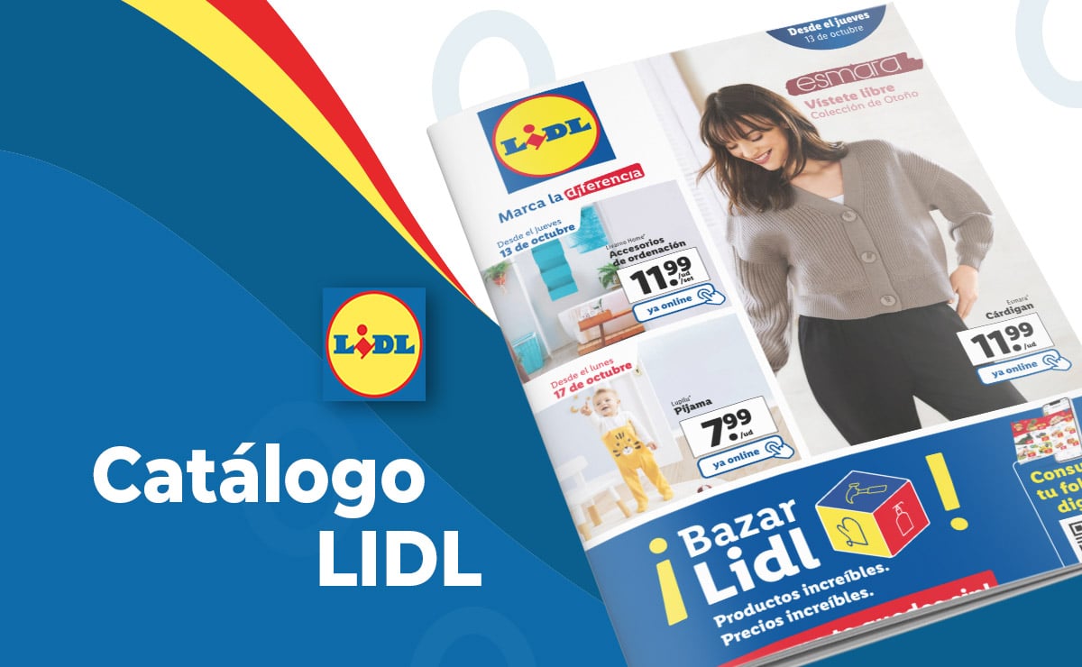 Catálogo bazar de Lidl del 13 al 18 octubre