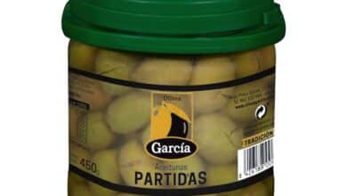 Aceitunas Olives Garcia partida con hueso Aceitunas Olives Garcia partida con hueso