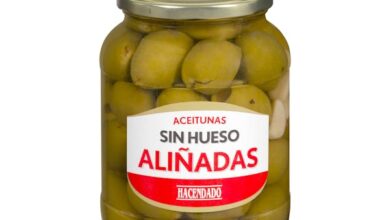 Aceitunas aliñadas Hacendado sin hueso