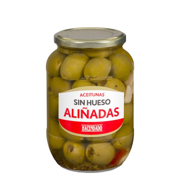 Aceitunas aliñadas Hacendado sin hueso