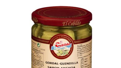 Aceitunas gordales con guindilla El Cabildo sabor anchoa