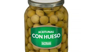 Aceitunas manzanilla Hacendado con hueso Aceitunas manzanilla Hacendado con hueso