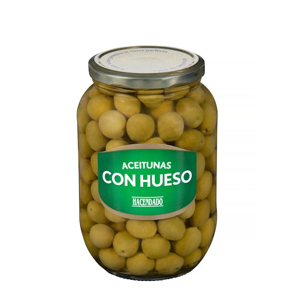 Aceitunas manzanilla Hacendado con hueso