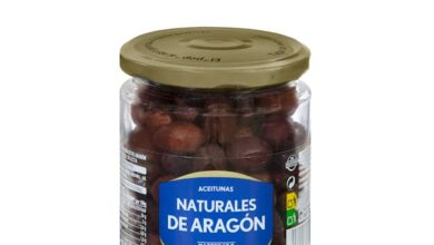 Aceitunas negras naturales de Aragón Hacendado