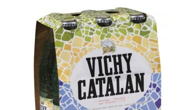 Agua mineral con gas pequeña Vichy Catalan