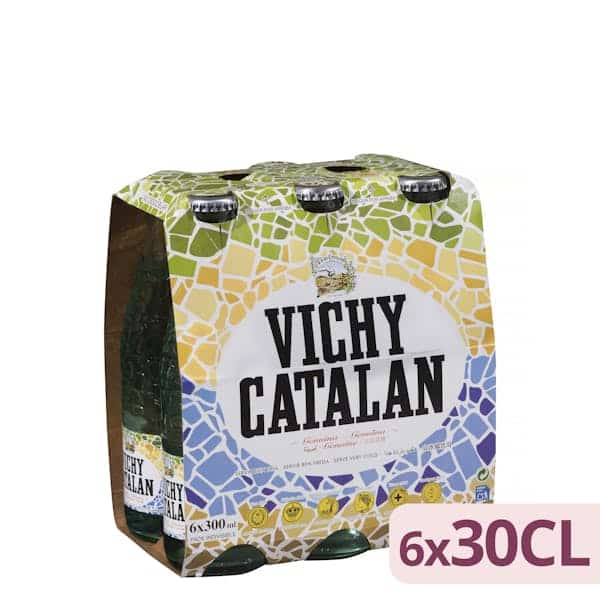 Agua mineral con gas pequeña Vichy Catalan