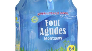 Agua mineral mediana Font Agudes