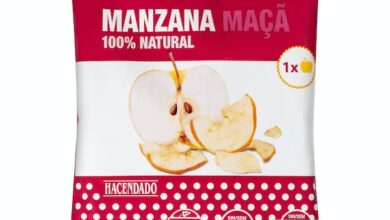 Manzana deshidratada Hacendado