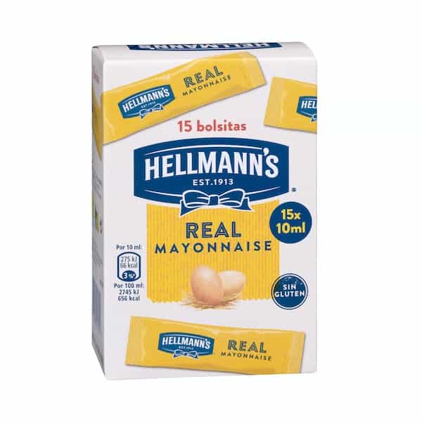 Mayonesa en sobres individuales Hellmann's