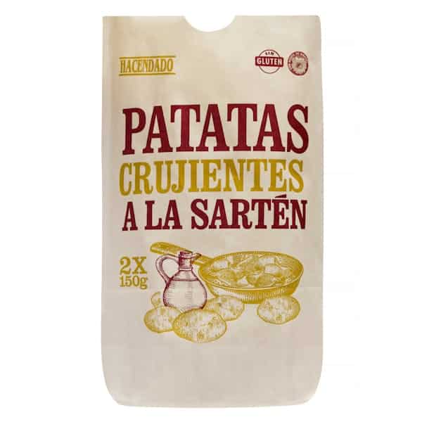 Patatas fritas crujientes a la sartén Hacendado