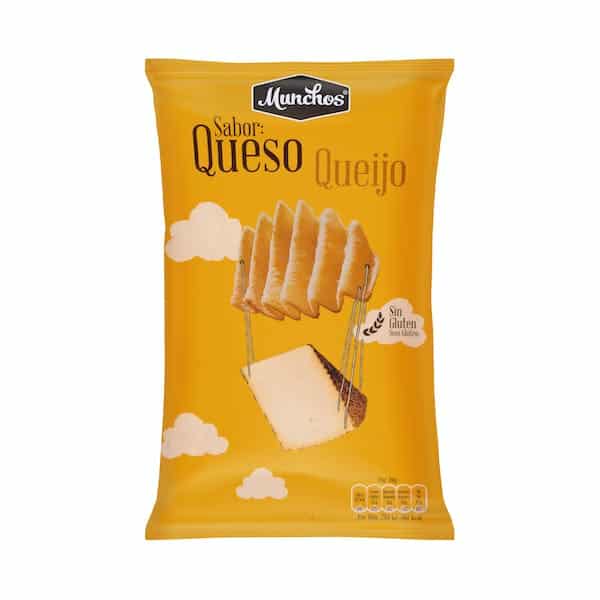 Patatas fritas onduladas Munchos sabor queso en Mercadona - Precio ...