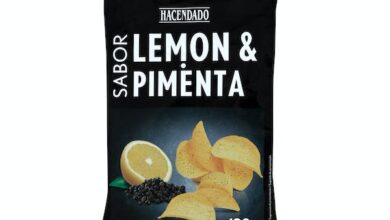 Patatas fritas sabor limón y pimienta Hacendado Patatas fritas sabor limón y pimienta Hacendado