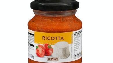 Salsa de tomate con ricotta Hacendado