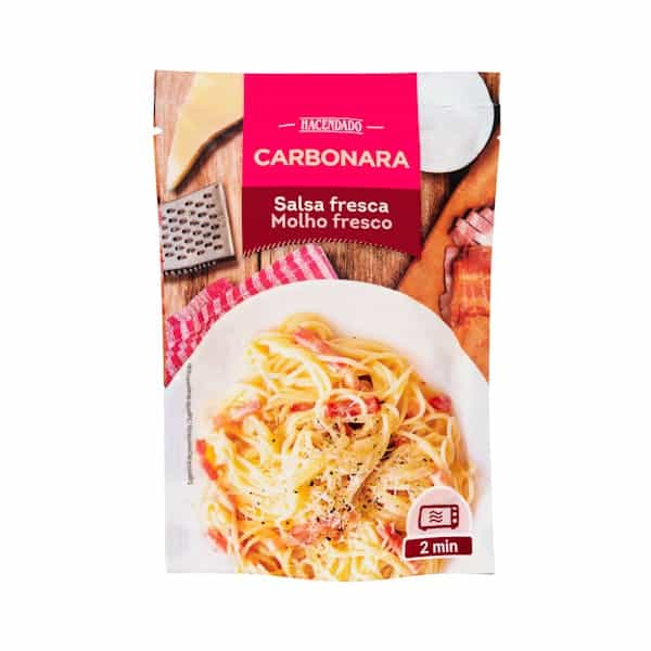 Salsa fresca Carbonara Hacendado