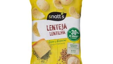 Snacks de lenteja sabor queso y especias Snatt's