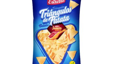 Triángulos de patata Estrella sabor jamón